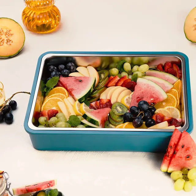 Platterbox Matlåda isolerad med kylning 5,5 L Teal