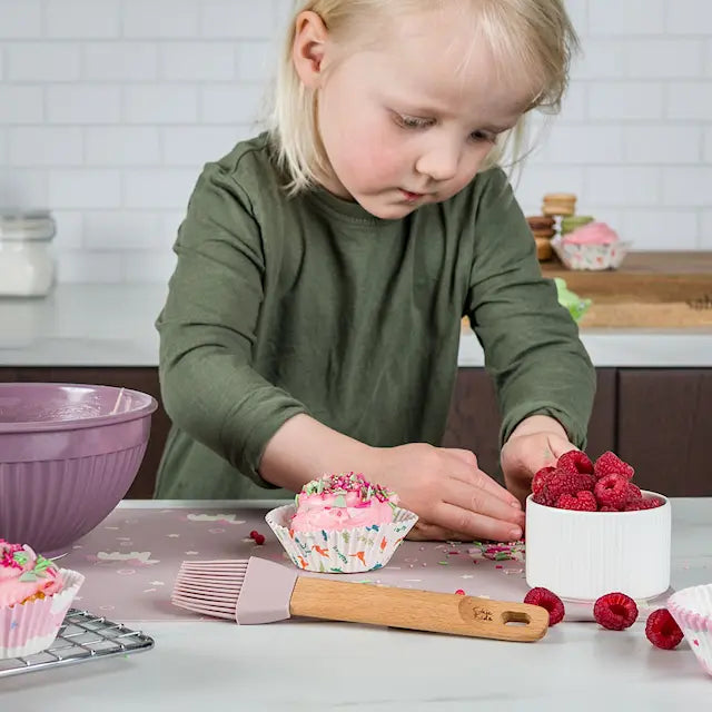 Modern House Chic Kids redskapset 3 delar ljusrosa/vit