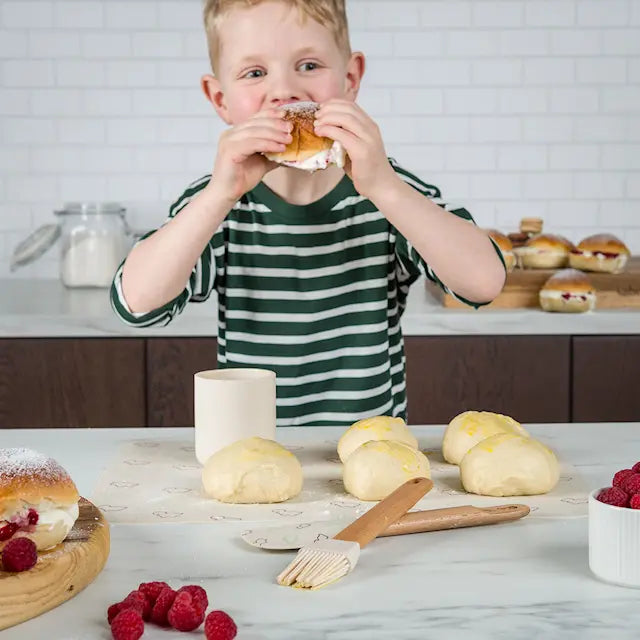Modern House Chic Kids redskapset 3 delar creme/ljusbrun