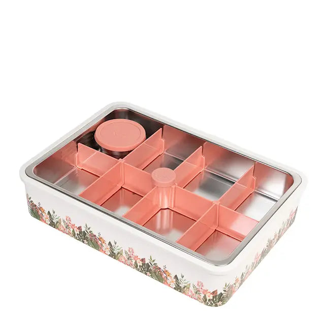 Platterbox Tillbehörsset till matlåda 2–8 fack Floral