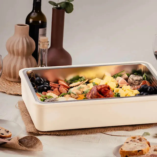 Platterbox Matlåda isolerad med kylning 5,5 L Salty Pebble