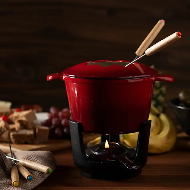 Anders Petter Stenfors Fondueset 1,53 L Röd