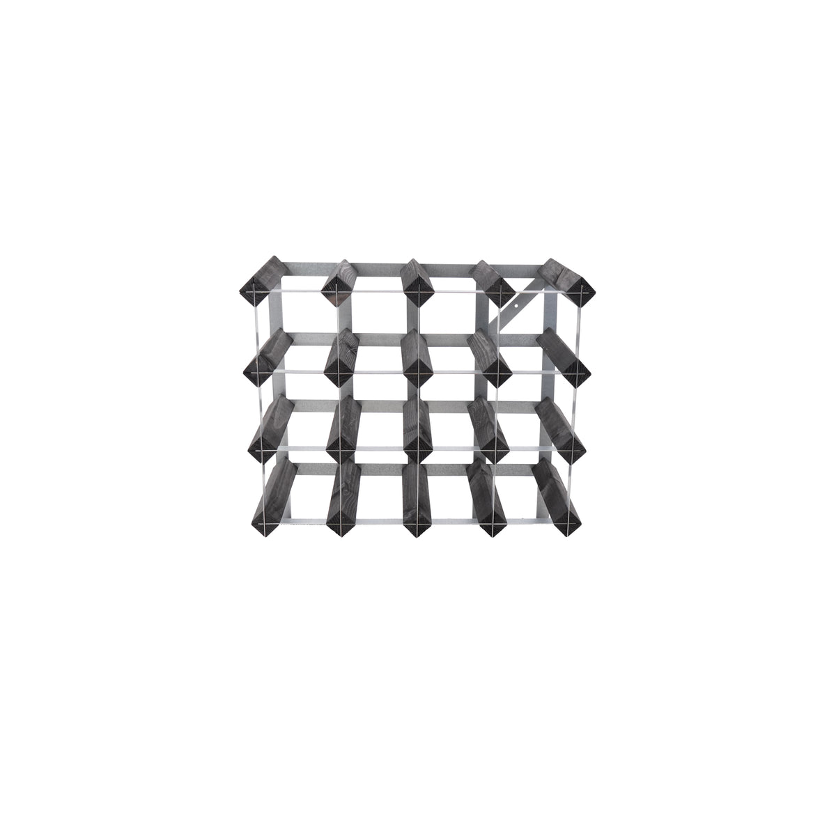 Traditional Wine Rack Vinställ Black 16 Flaskor