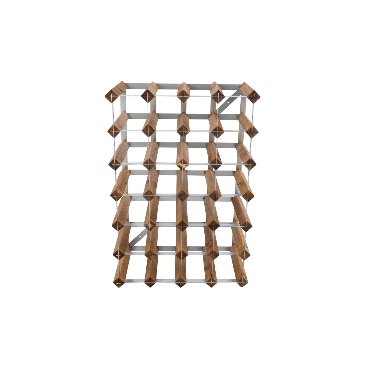 Traditional wine rack Vinställ Påbyggnadsbart 30 Flaskor Light oak