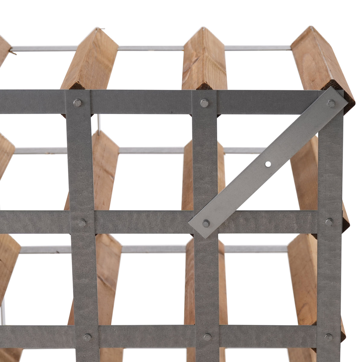 Traditional Wine Rack Vinställ Light Oak 90 flaskor