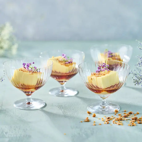 Modern House Timeless skål på fot 42 cl 4-pack klar