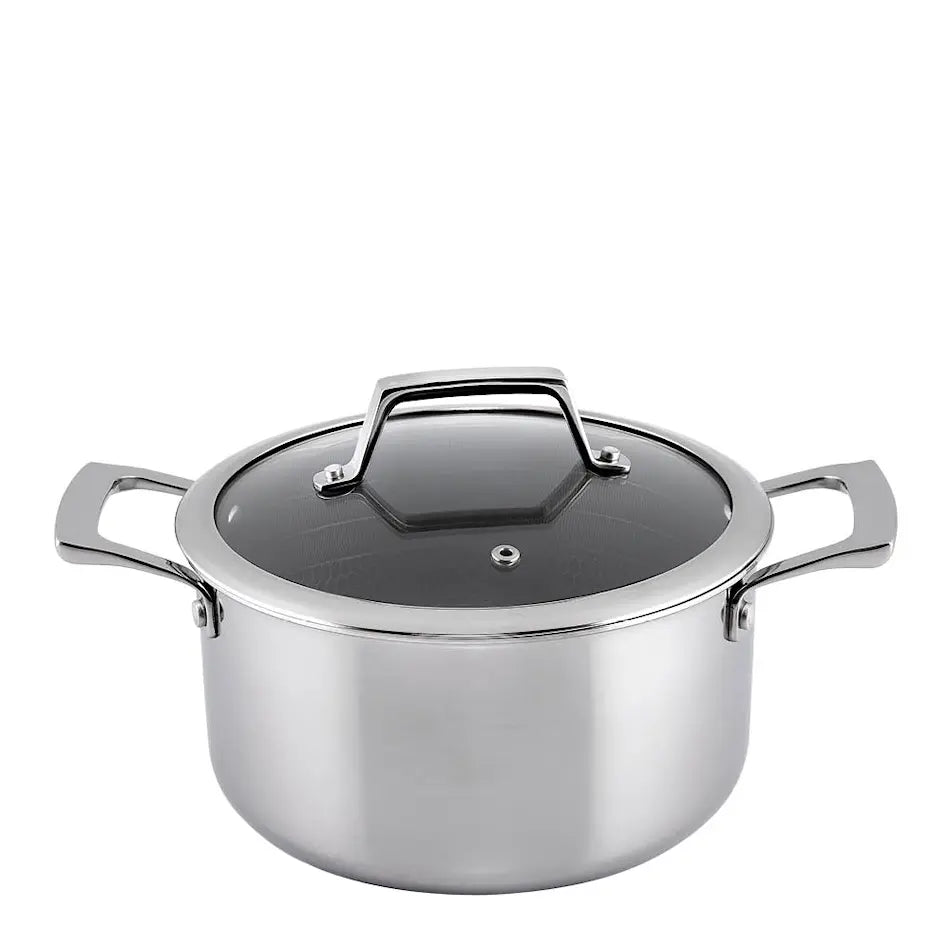 Hâws Santo gryta med lock 3,4 L beläggning stål/svart