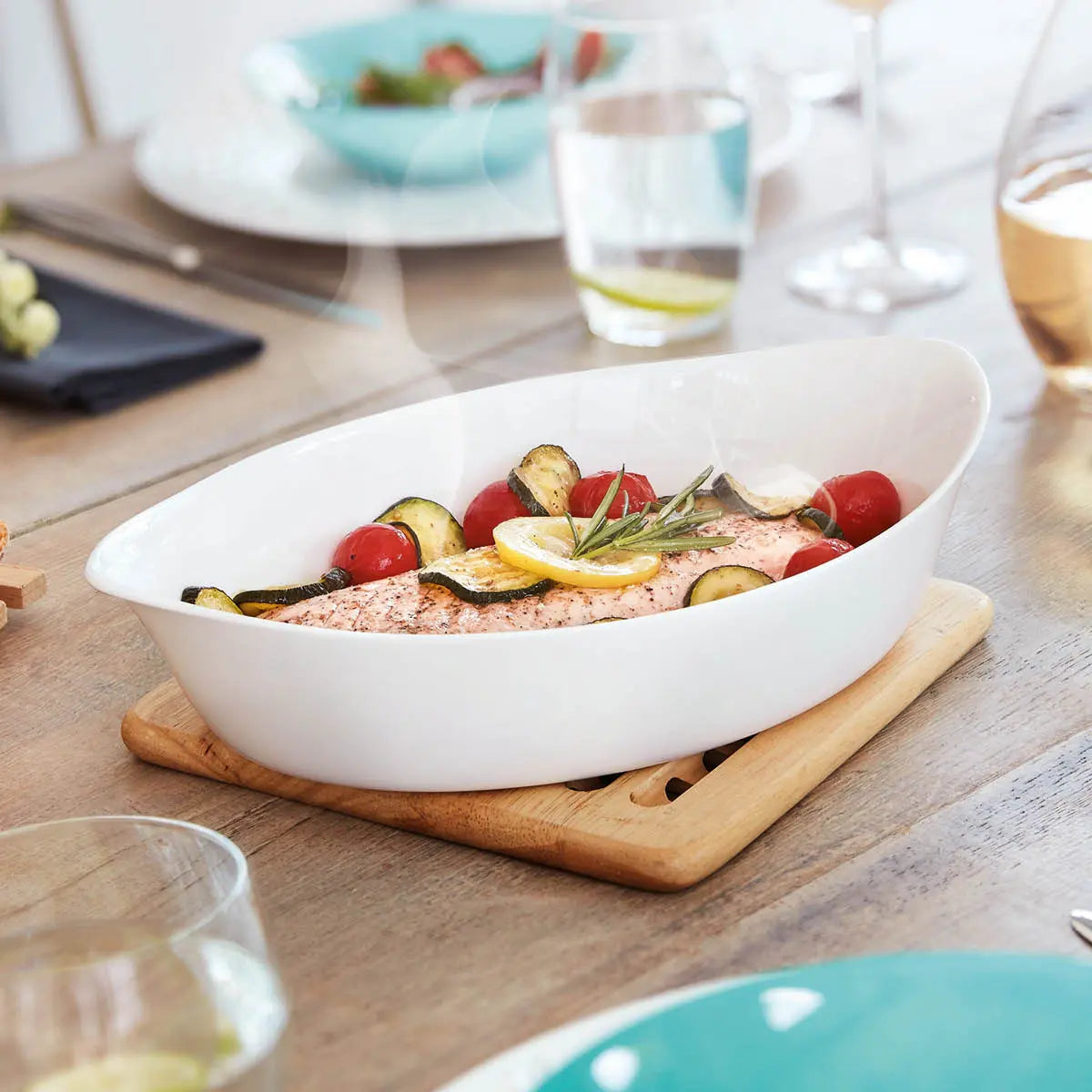 Luminarc Smart Cuisine Carine ugnsform 39x23 cm vit