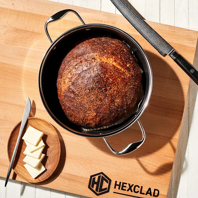 Hexclad Hybrid dutch oven gryta med stållock 4,7 L