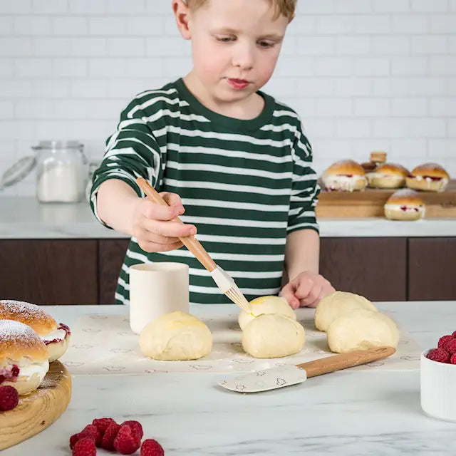 Modern House Chic Kids redskapset 3 delar creme/ljusbrun