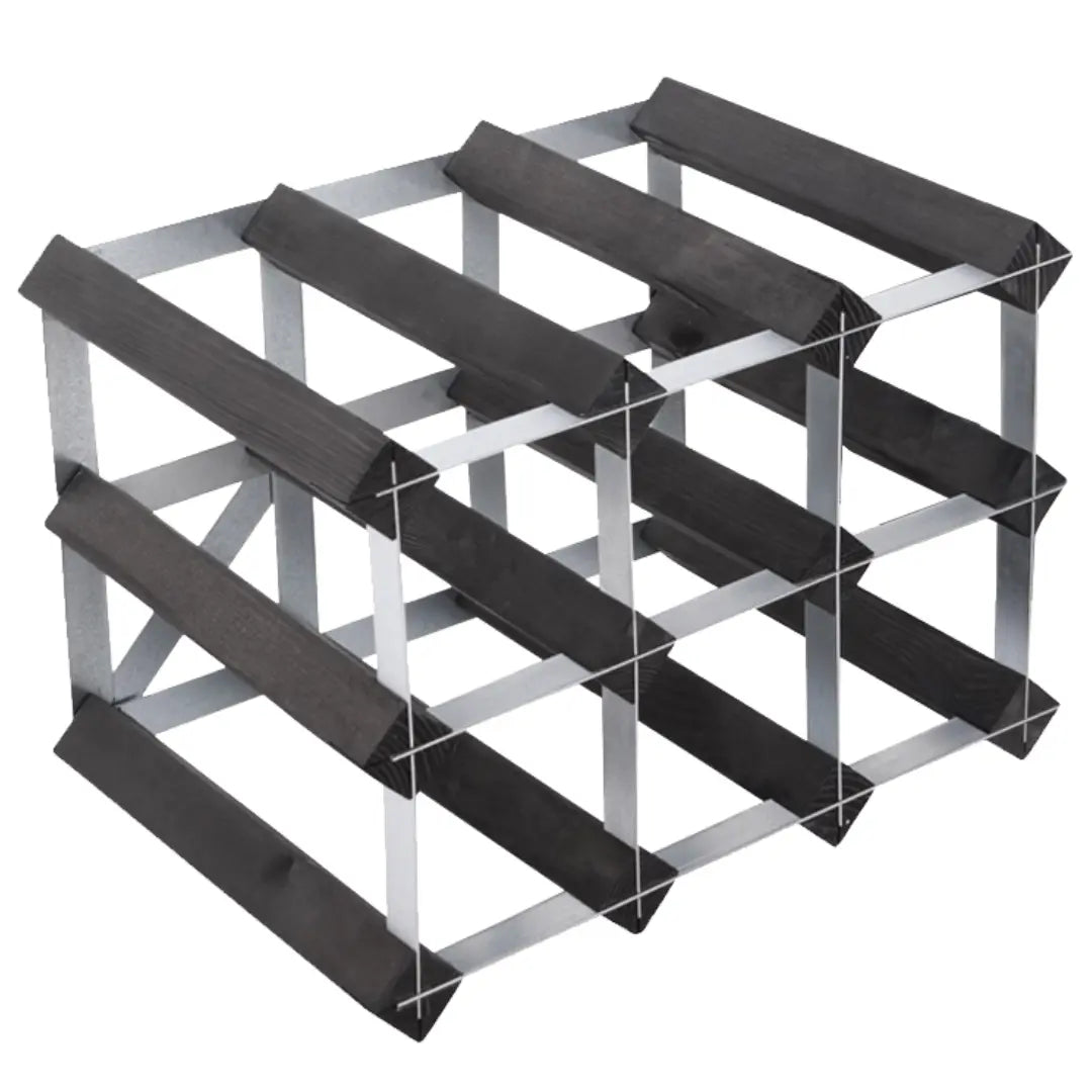 Traditional Wine Rack Vinställ Black 9 Flaskor