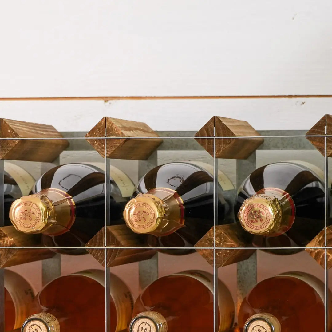 Traditional Wine Rack Vinställ Light Oak 9 Flaskor