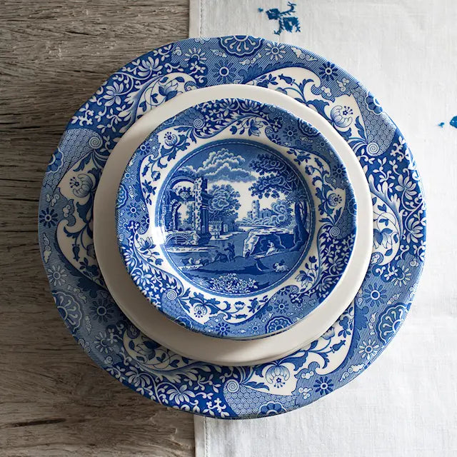 Spode Blue Italian tallrik 27 cm 4-pack