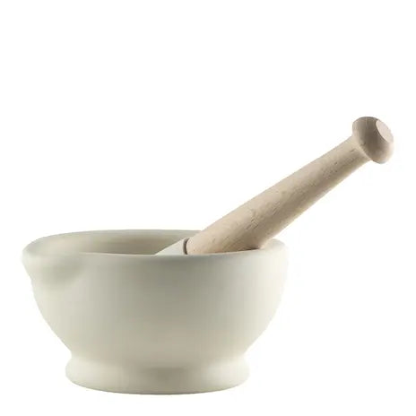 Milton Brook Mortel och stöt 13 cm vit