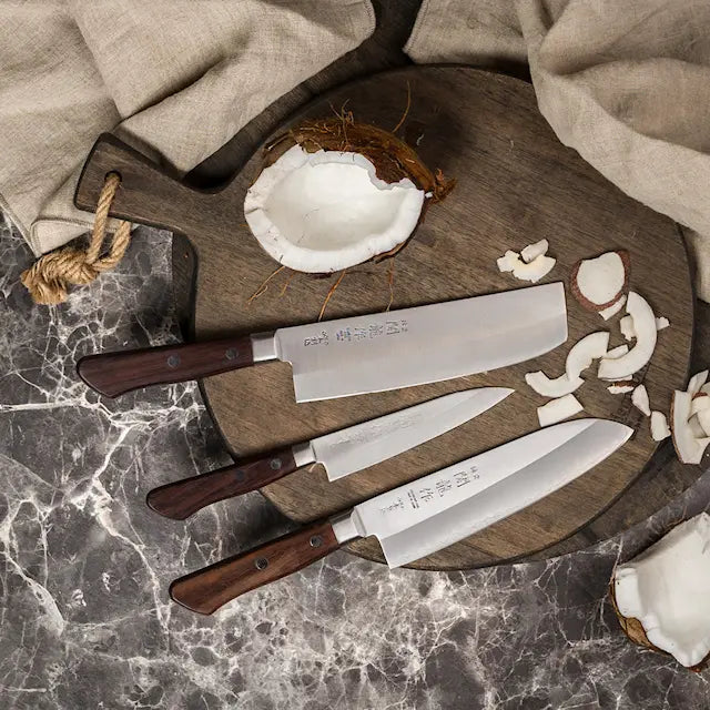 Sekiryu Wood grönsakskniv 12 cm silver