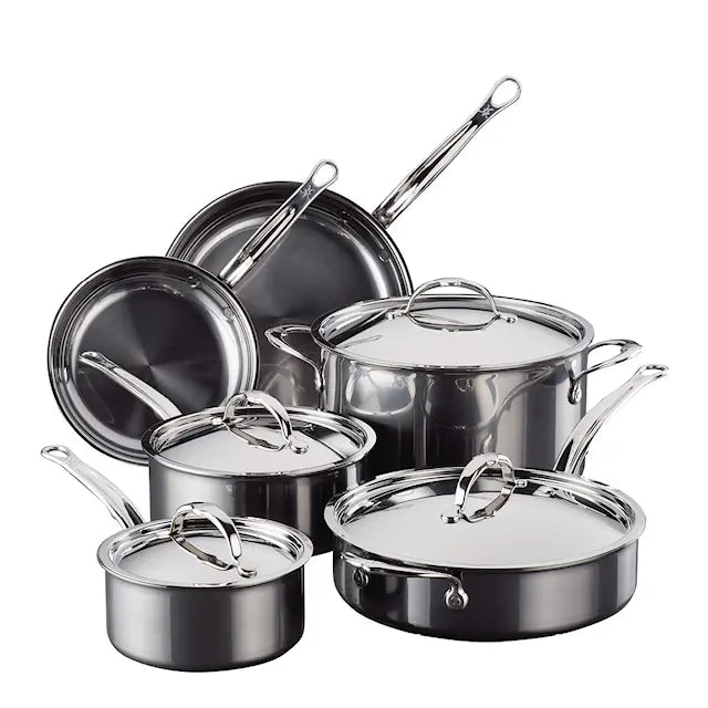 Hestan Nanobond Grytset 10 delar Stål