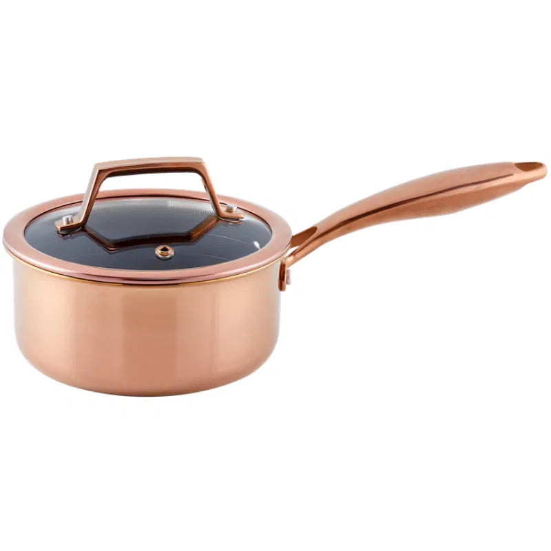 Hâws Santo kastrull med lock hybrid 1,5 L Rose Gold