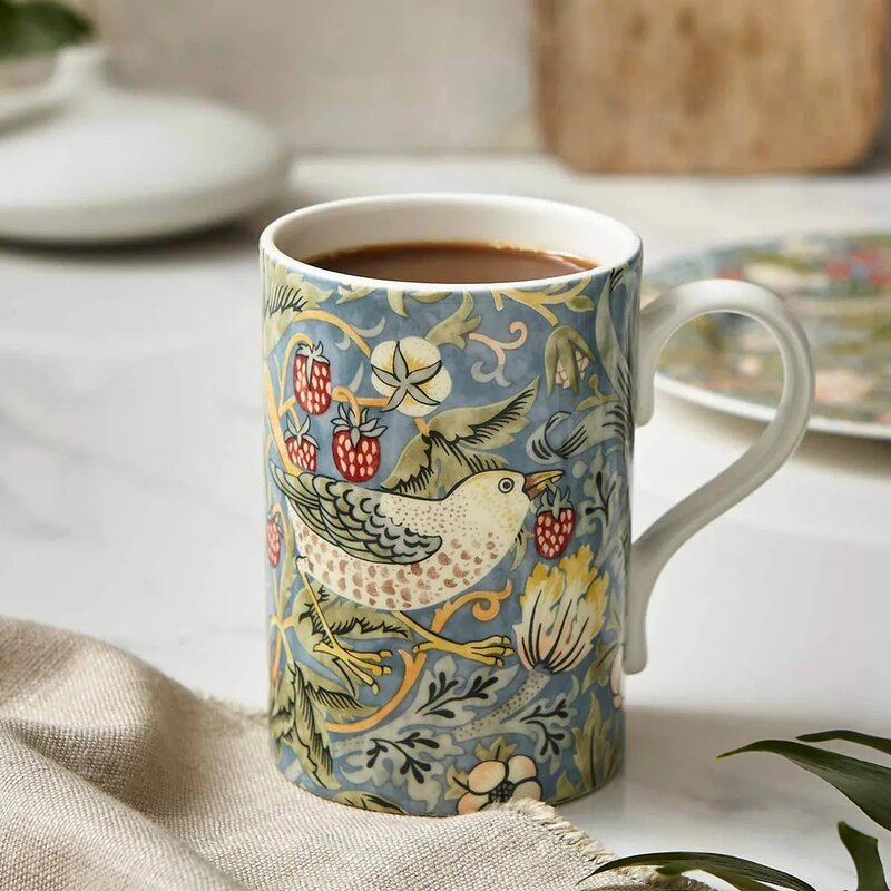 Spode Morris & Co mugg 35 cl Strawberry Thief
