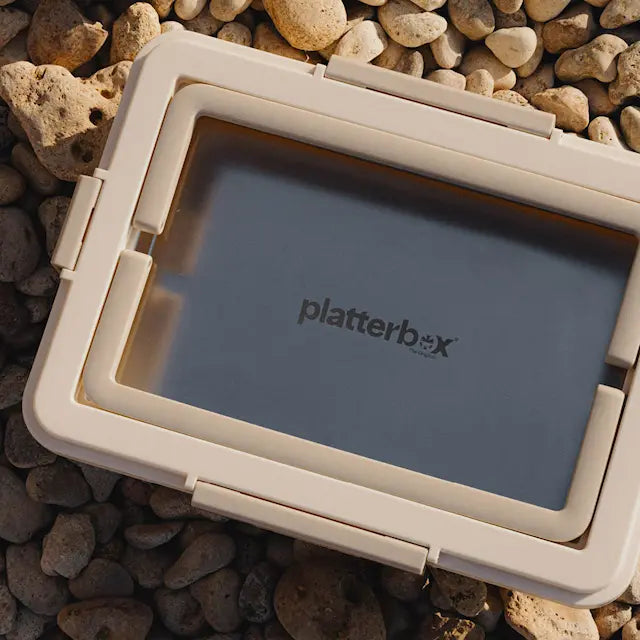 Platterbox Matlåda isolerad med kylning 5,5 L Salty Pebble