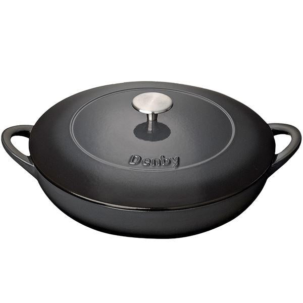 Denby Halo gjutjärnsgryta 30 cm svart