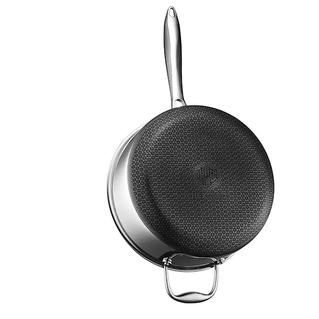 Hexclad hybrid kastrull med lock 4,7 L