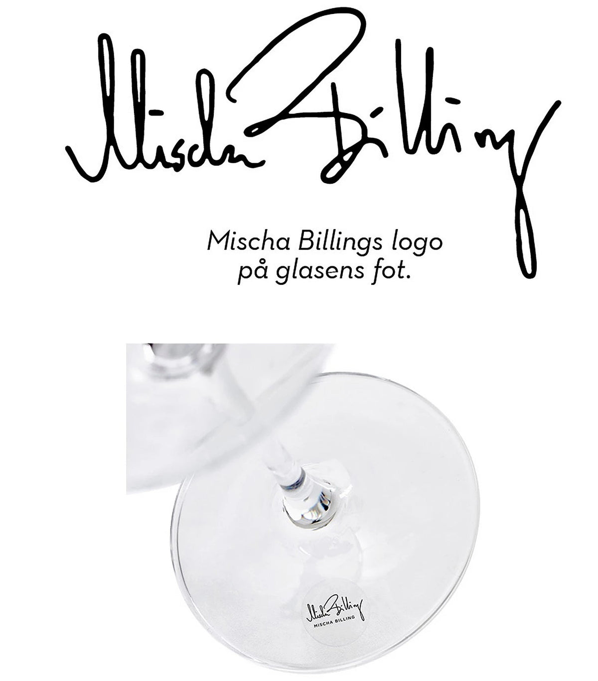 Mischa Billing Vitvinsglas Kristall 43 cl 4-pack