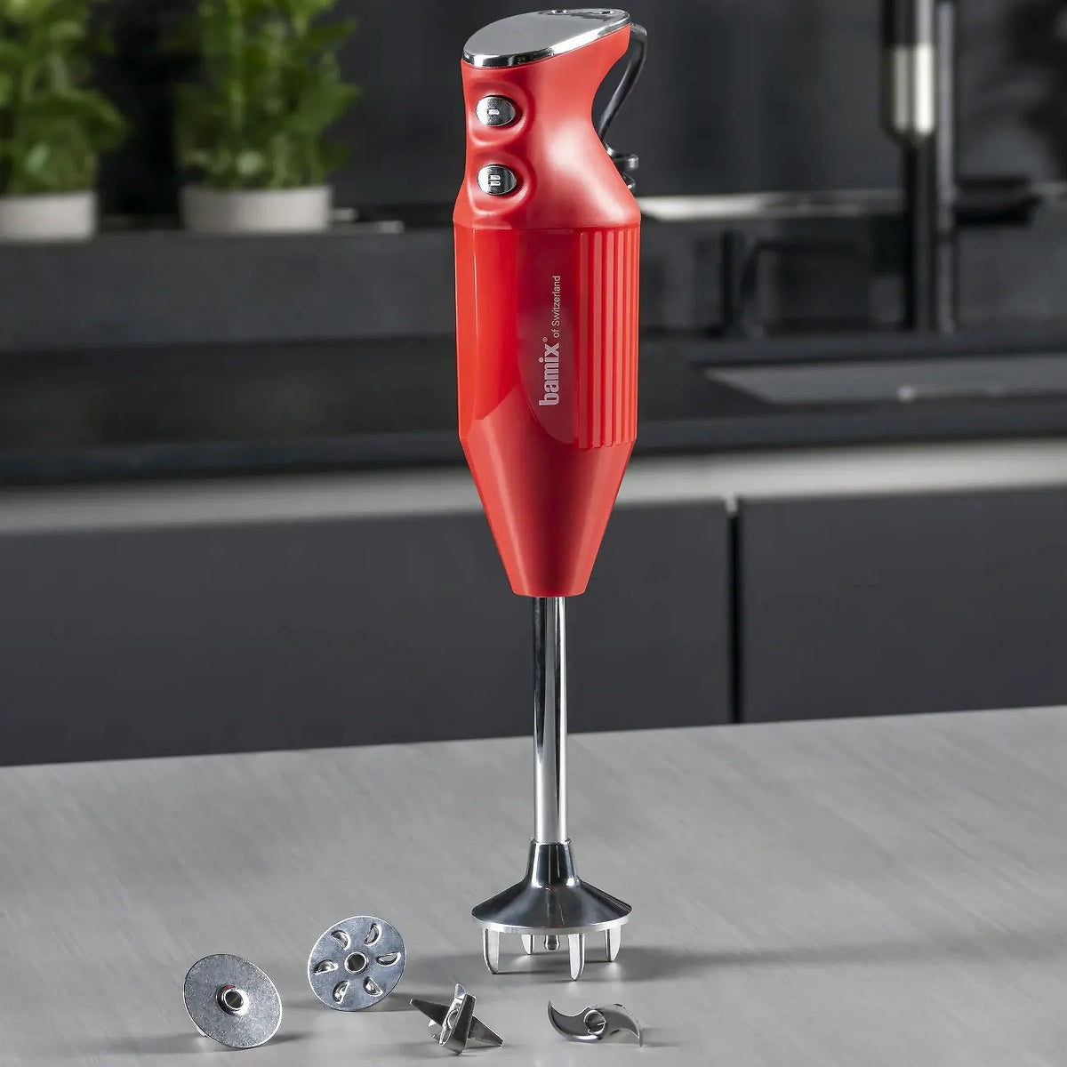 Bamix Maxx stavmixer 350 watt Röd