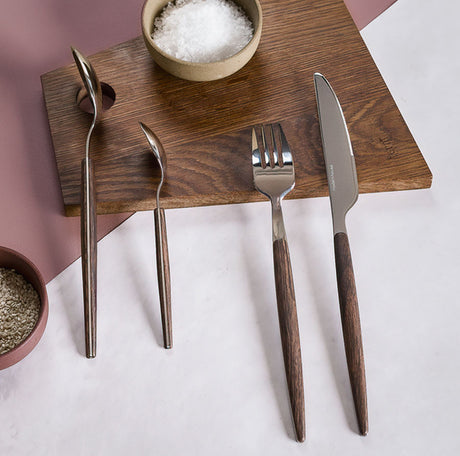 Modern House North Bestickset 16 delar Mörkbrun