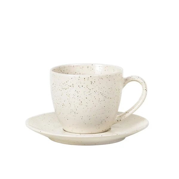 Broste Copenhagen Nordic Vanilla kaffekopp med fat 15 cl - Kockensval