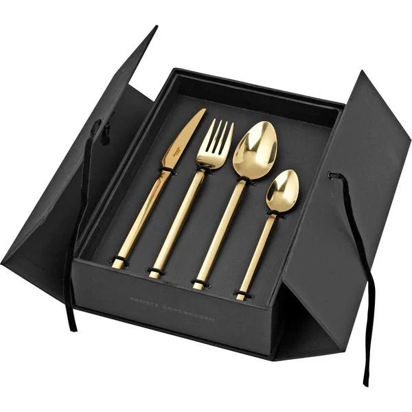 Broste Copenhagen Tvis Bestickset 16 delar Titanium Rose Gold - Kockensval
