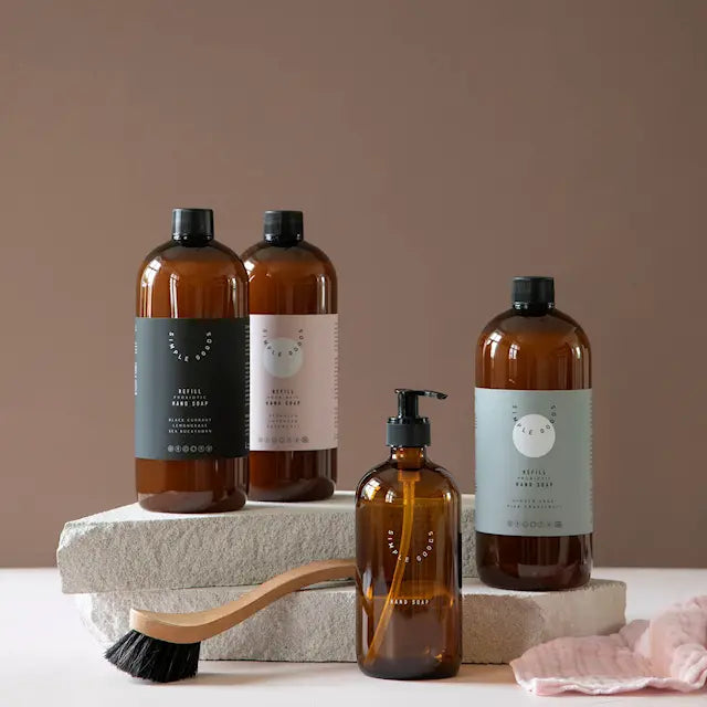 Simple Goods Lemongrass Påfyllning Handtvål 1000 ml Svart