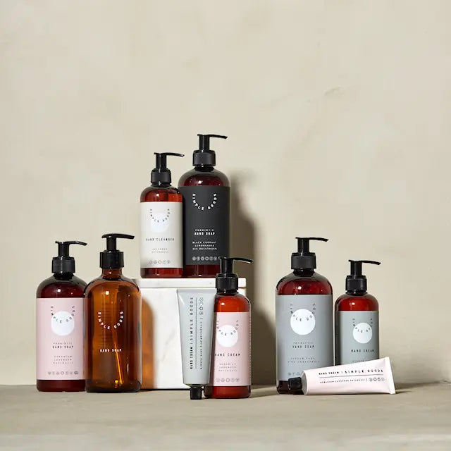 Simple Goods Grapefruit handtvål 450 ml pumpflaska ljusblå