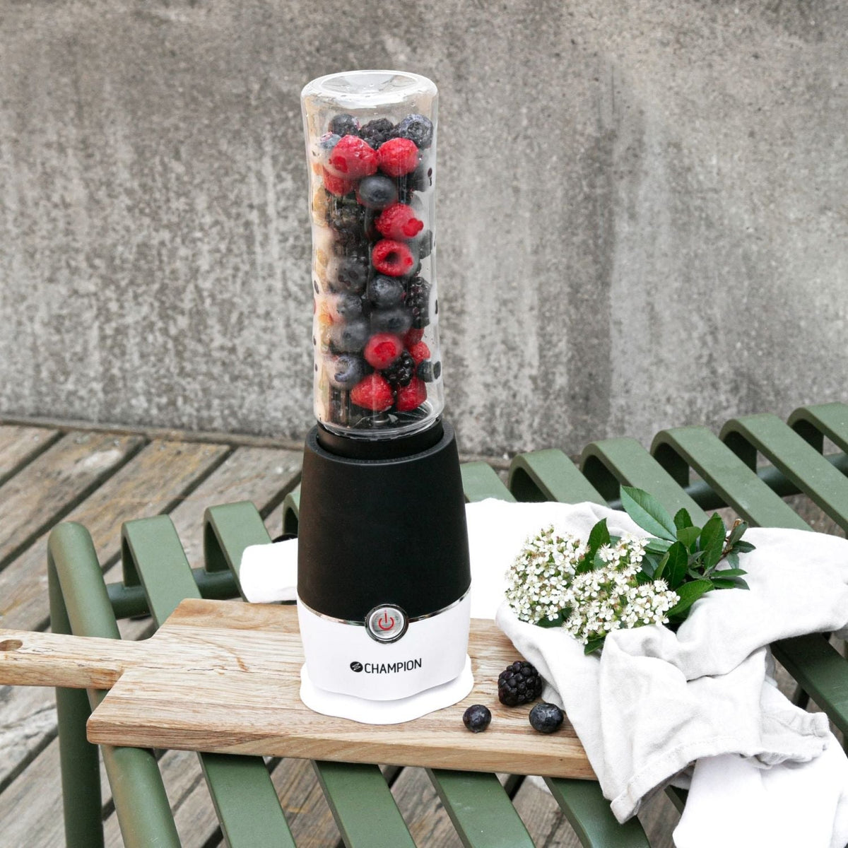 Champion Smoothie Maker 180W Svart/Vit - Kockensval