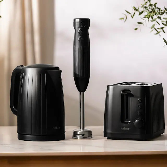 Sabor Select brödrost 2 skivor svart/blank
