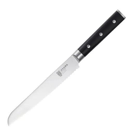 Dorre Asama brödkniv 20 cm svart/silver