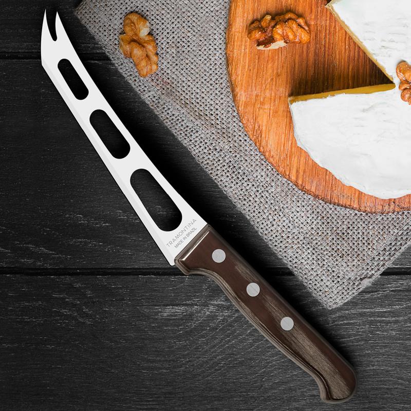 Tramontina Polywood ostkniv 26 cm brun
