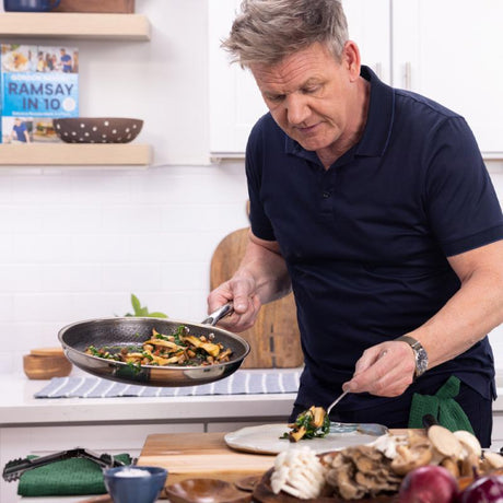 Hexclad Hybrid stekpanna 26 cm Silver/Svart