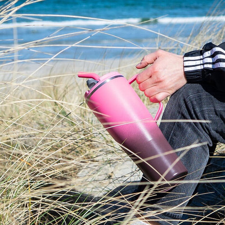 Modern House Fusion termomugg 1,2 L rosa/lila