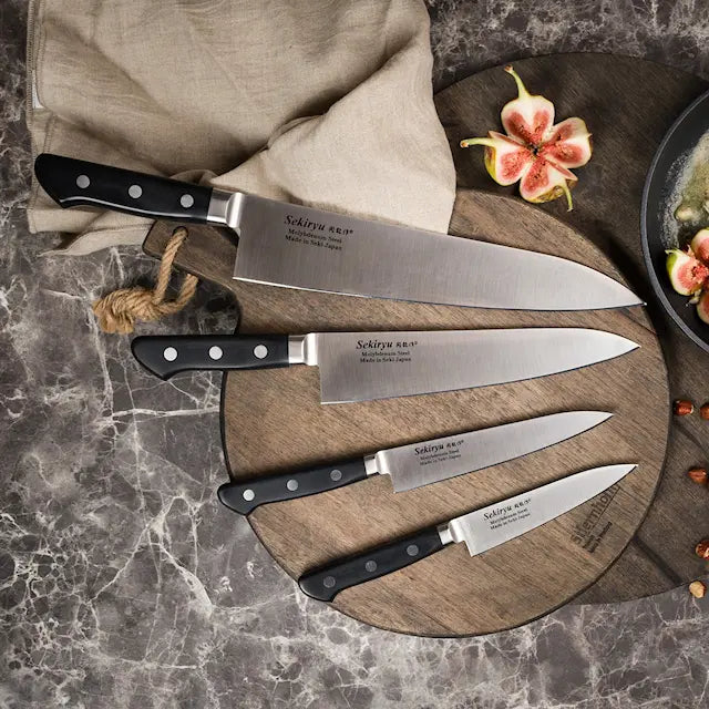 Sekiryu Master kockkniv 21 cm svart