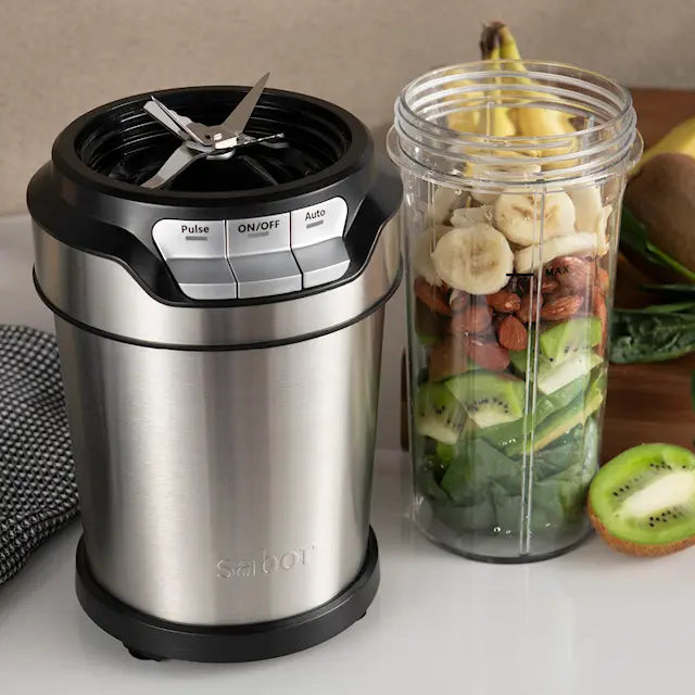 Sabor Elevation blender 900W 0,8 L stål/klar