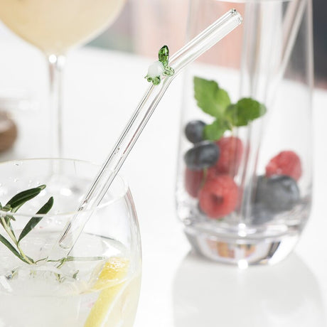 Modern House Fun sugrör 20 cm 4-pack sköldpadda