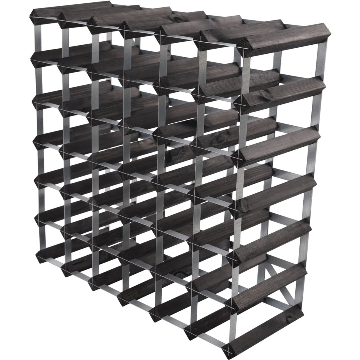 Traditional Wine Rack Vinställ Black 42 Flaskor