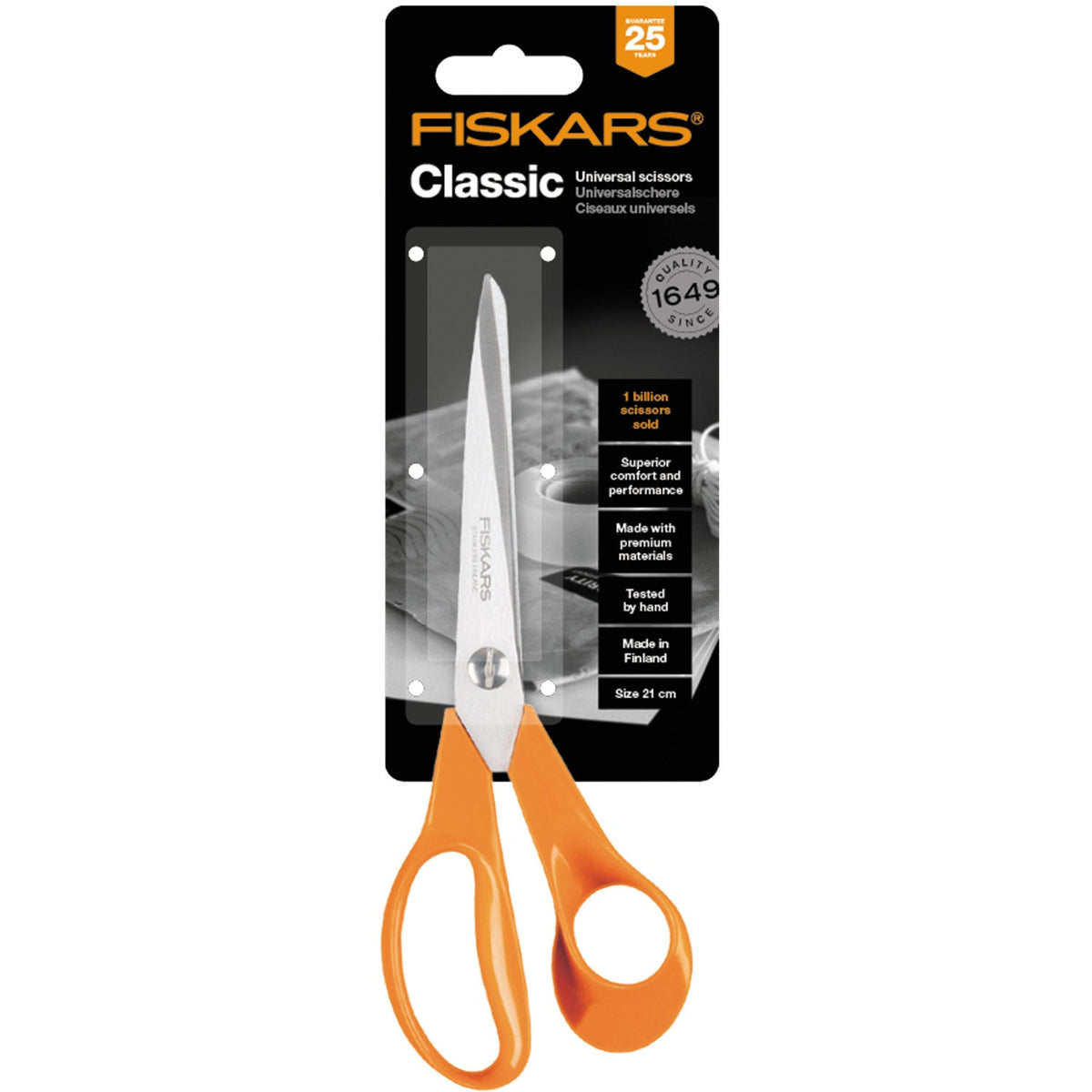 Fiskars Classic Universalsax 21 cm - Kockensval