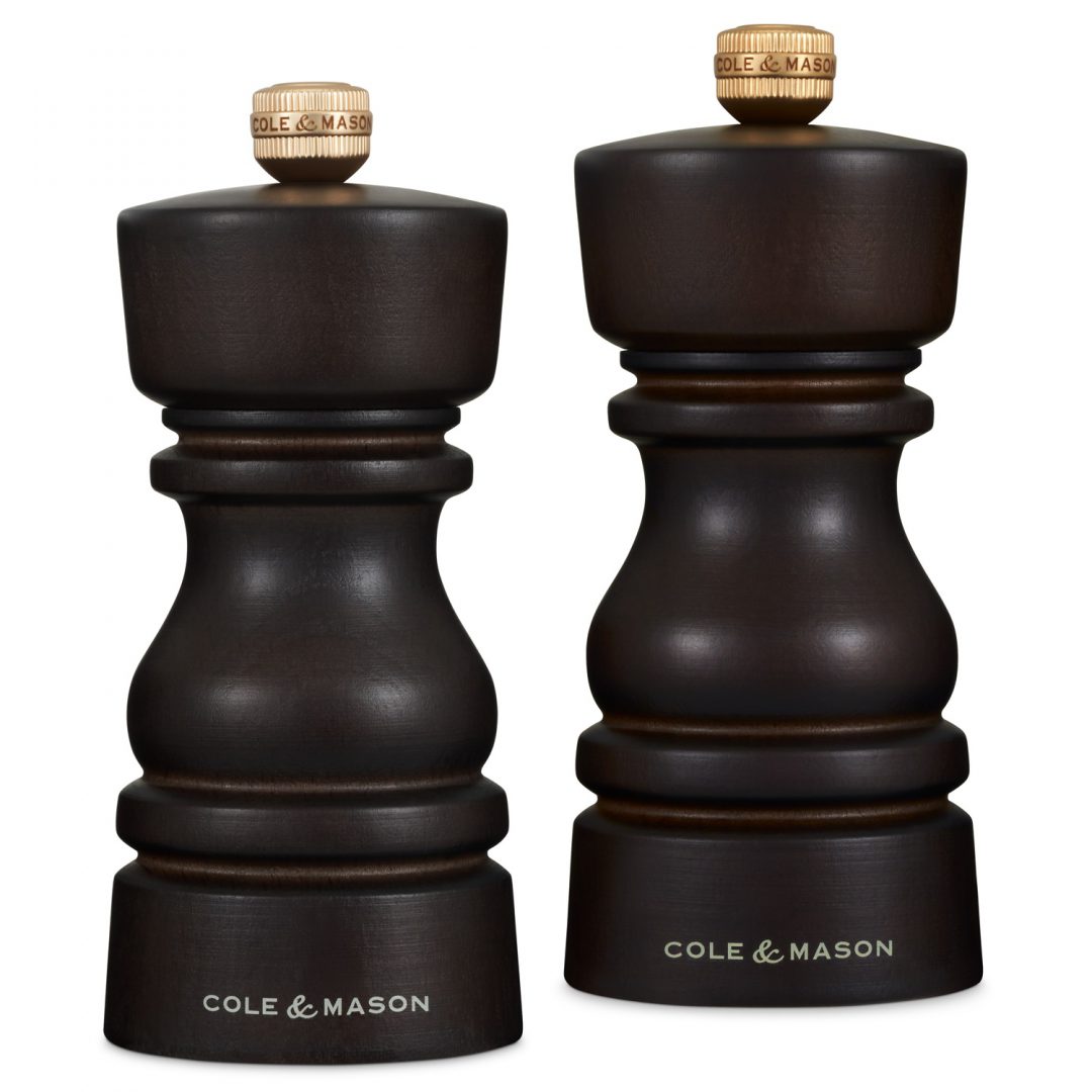 Cole & Mason London salt- och pepparkvarn 13 cm Chocolate