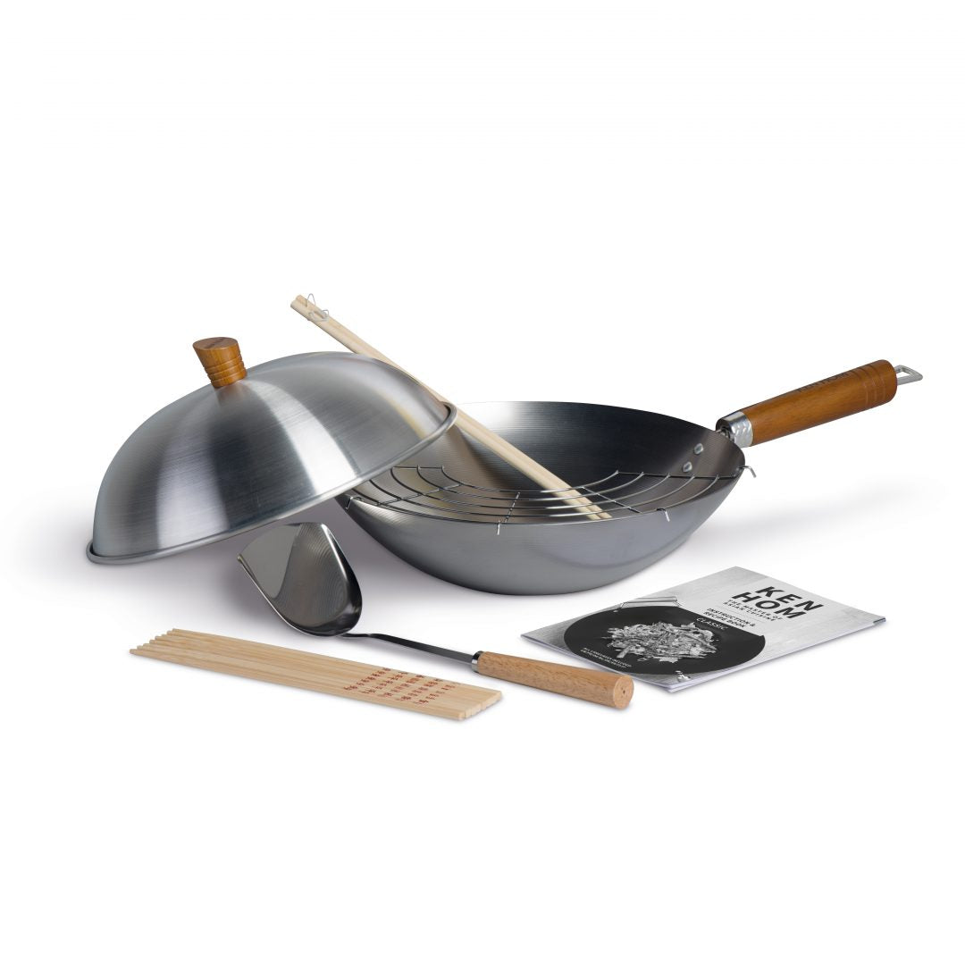 Ken Hom Wokset i kolstål 31 cm