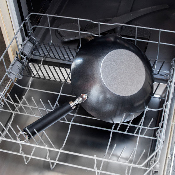 Ken Hom Excellence Wokpanna i kolstål 36 cm svart