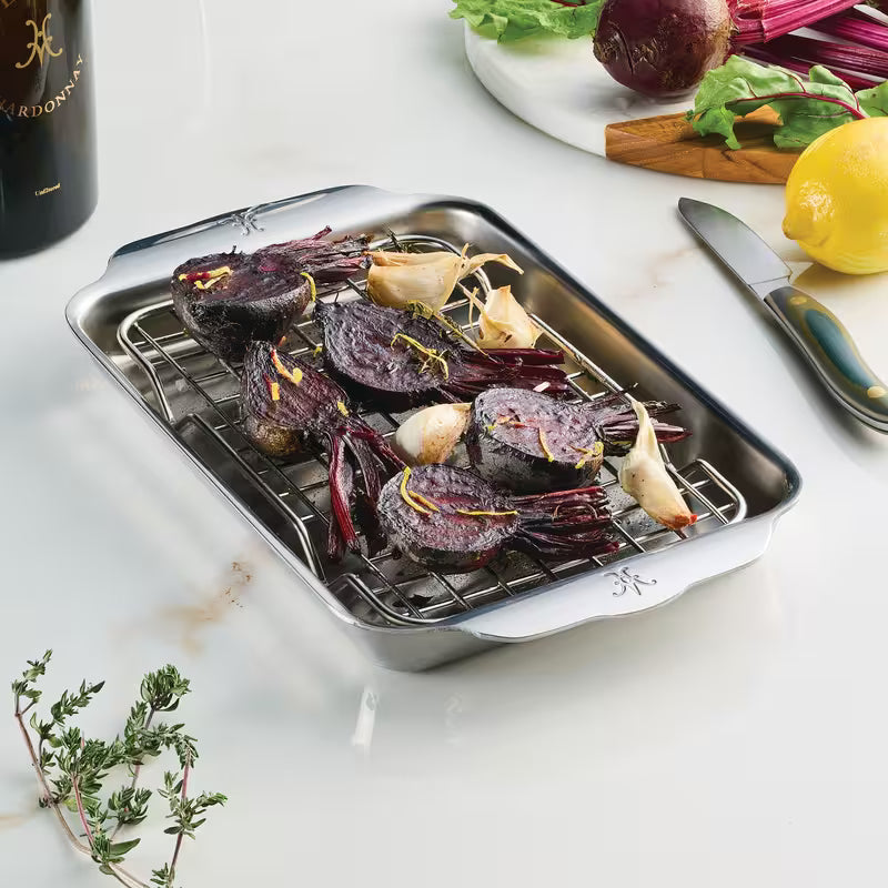 Hestan Ovenbond ugnsplåt med galler 16 x 28 cm