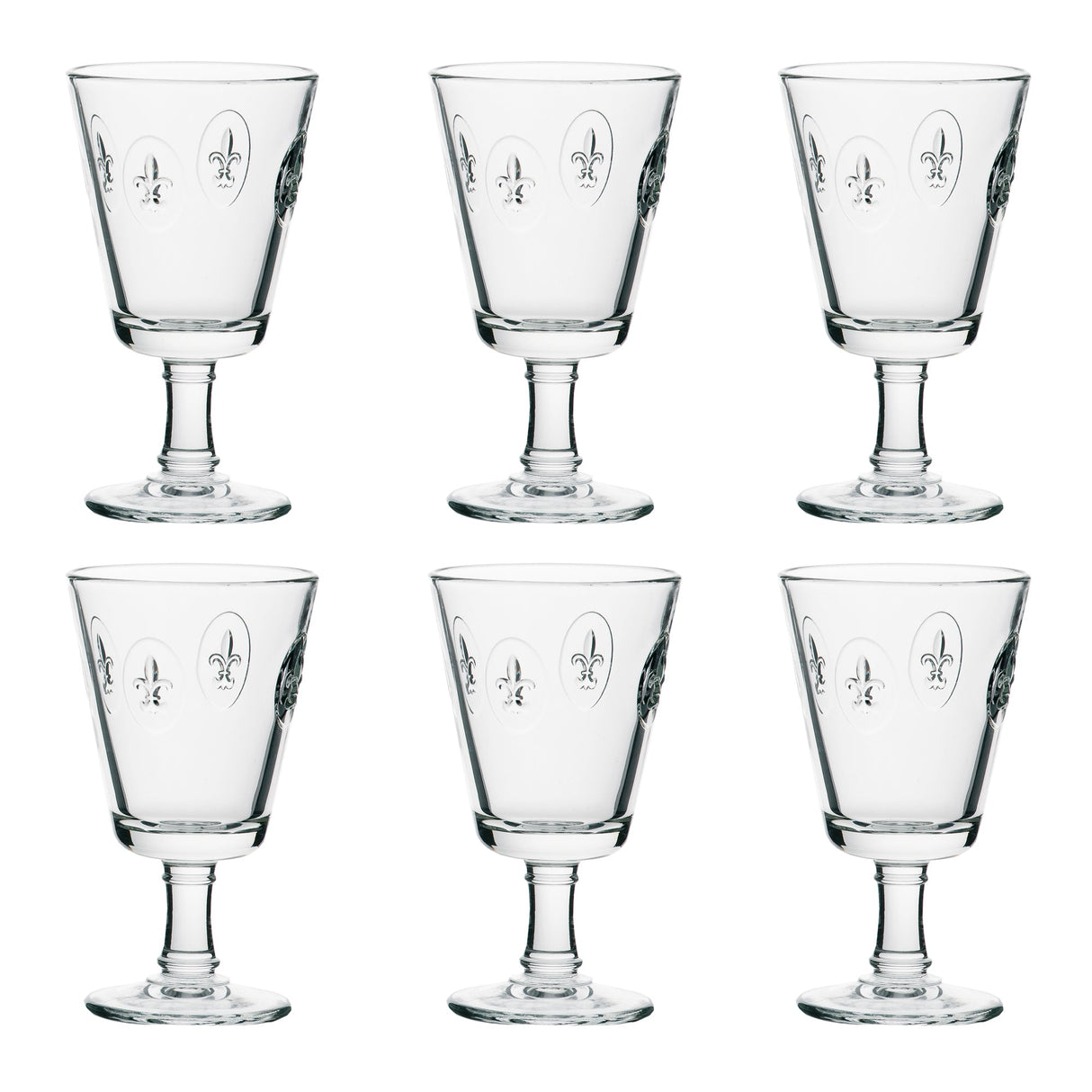 La Rochére Fleur de Lys Vinglas 24 cl 6 - pack - Kockensval