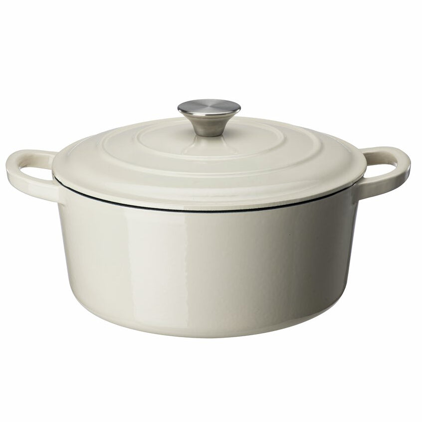 Sabor Basic Gjutjärnsgryta 4 L Vit