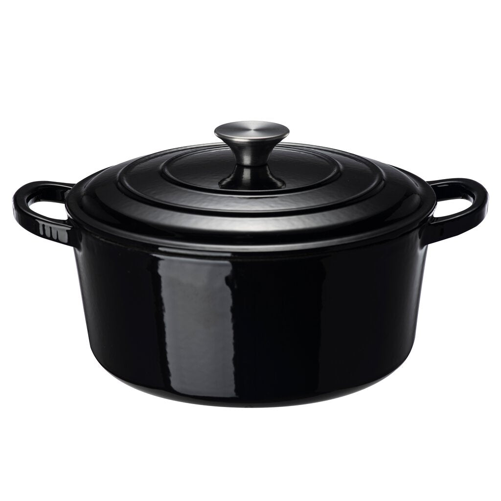 Sabor Basic Gjutjärnsgryta 4 L Svart